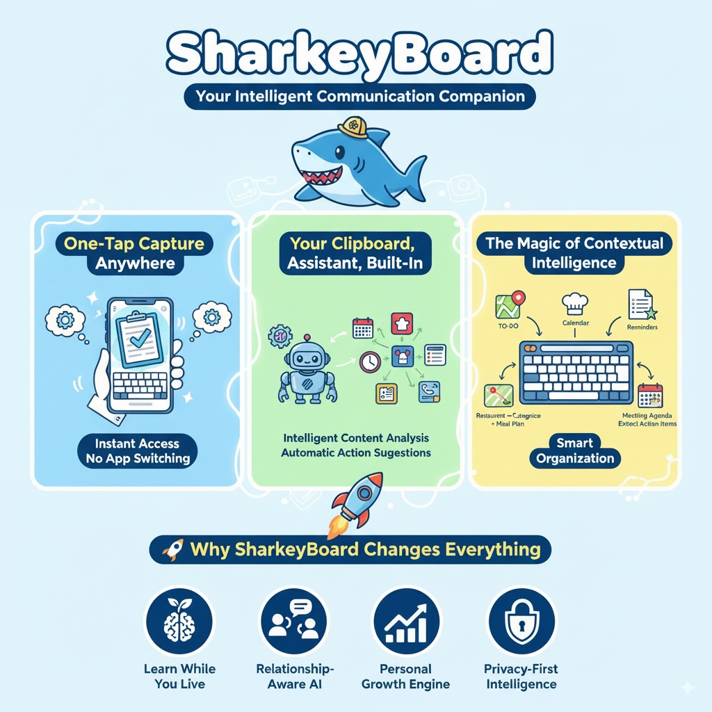 Easy Notes Feature - AI-powered note management and intelligent clipboard for Android keyboard productivity